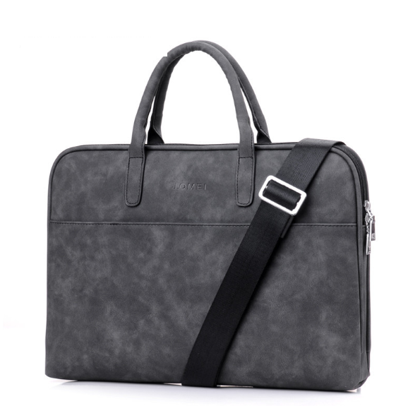 Faux Leather Laptop Bag