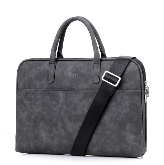 Faux Leather Laptop Bag